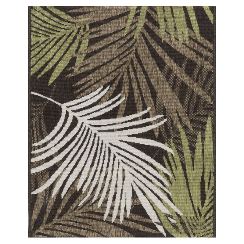 Padiham Floral Indoor / Outdoor Rug, Rectangle 2'7" x 3'3"