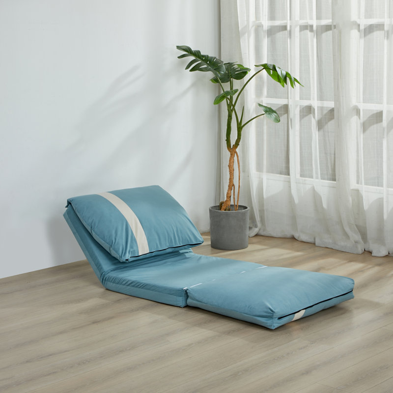 Canapé-lit moderne pour adultes et animaux de compagnie - 6 positions réglables, 5 secondes pliables, base et coussin en velours côtelé - Économisant de l'espace pour les petits espaces.