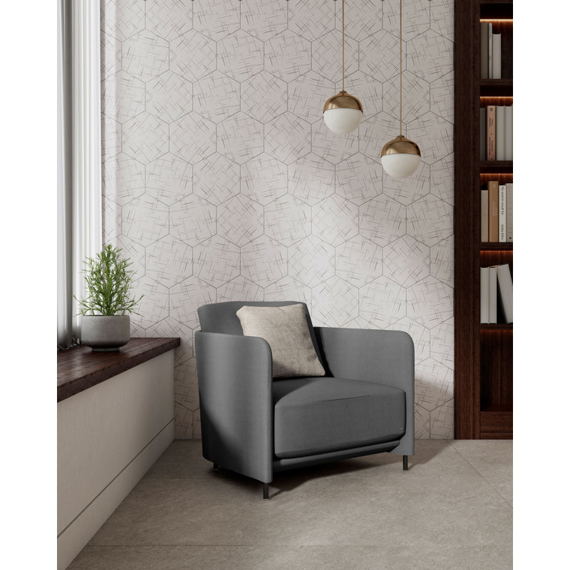 Honeycomb 9in.x10in. Hexagon Porcelain Tile, Crossings Matte
