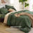 Bedsure Microfiber Duvet Cover with Fitted Sheet- Deep Pocket, Hotel Luxury Soft Double Brushed Bedding Set （Set of 4）-105311225-110136080