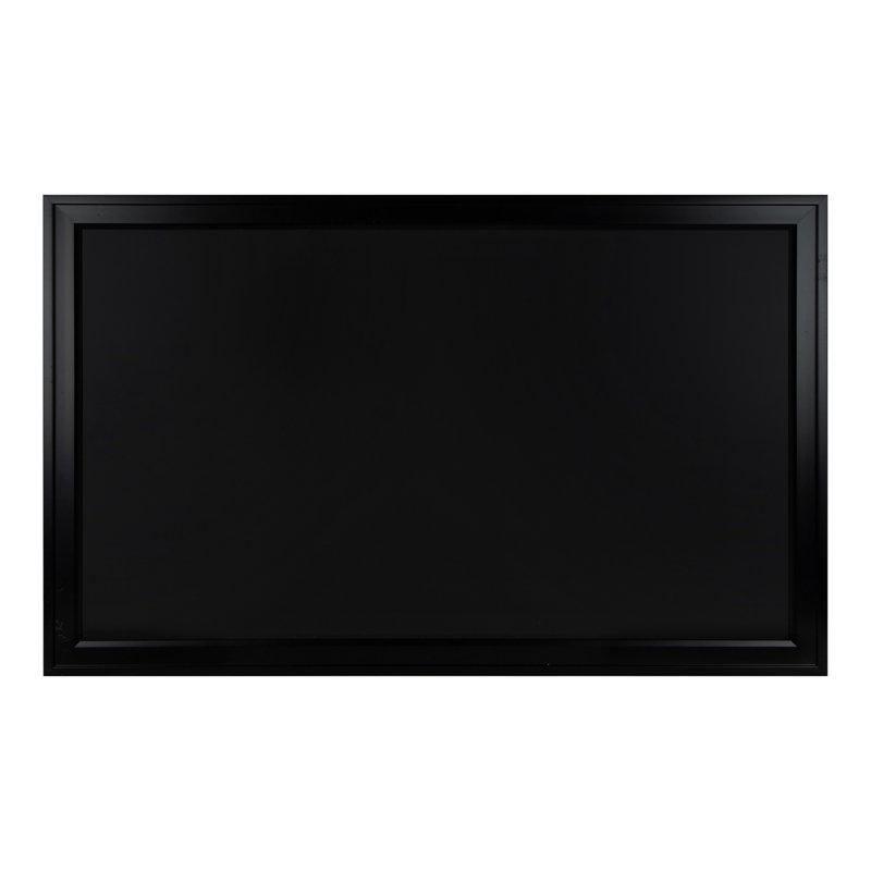 Magnetic Slate Chalkboard, 43.5" H x 27.5" W, Black