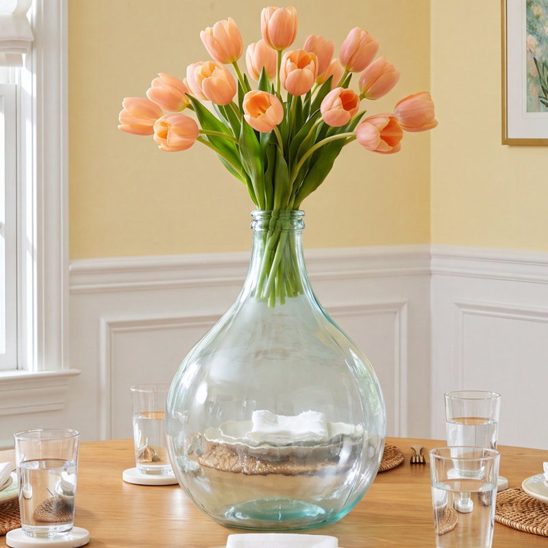 Eugenia Glass Decorative Bottle, Clear