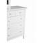 Commode Hammond, blanc
