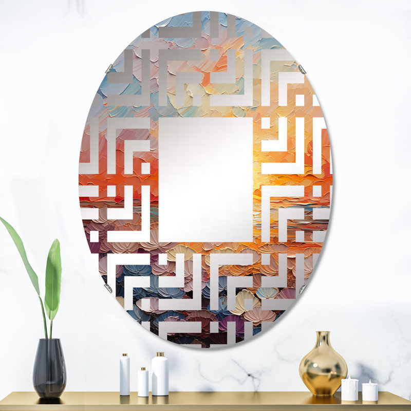 Oval Mirror, 20" W x 30" H