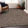 Premium Machine Washable Prisco Chocolate Rug