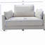 Canapé-lit pliable, canapé-lit de plancher, multifonctionnel, lit circulaire, canapé futon réglable, canapé-lit pliant, double, pour balcon, salon, canapé assis et dormant, beige, 2 couleurs