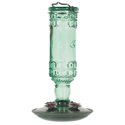 Glass Hanging Soda Bottle Feeder