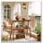 Storage Hall Table,Compact End Table,Wood Sofa Side Table-946395155