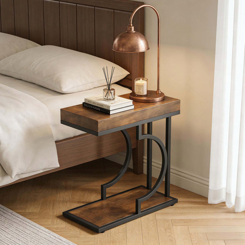 Compact Hall Table with Semicircular Frame
