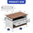 38" Multifunction Farmhouse Coffee Table Board Game Table with Removable Tabletop and Charging Station-1342376839