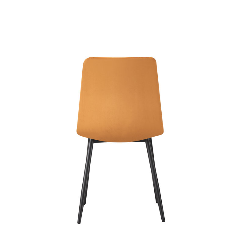 Ashlee Upholstered Dining Chair, Yellow