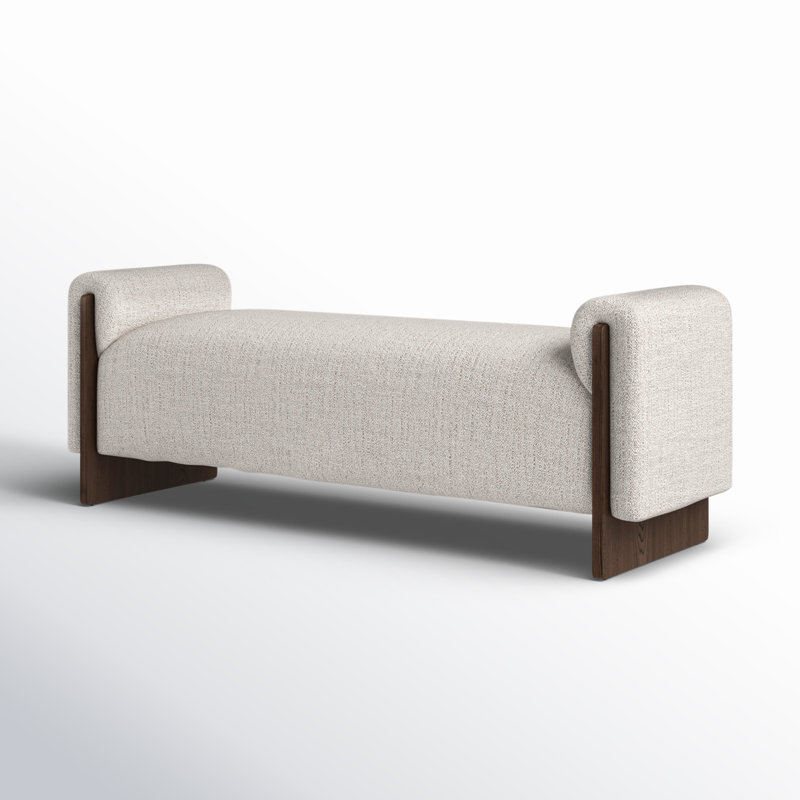 Banc rembourré Jeter, Sable