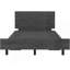 Twin Bed Base Cervants, Bedroom, Smokey Oak