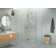 Halo 46.5 in. x 34.5 in. x 78 in. 90-degree Fully Frameless Glass Hinged Shower Enclosure