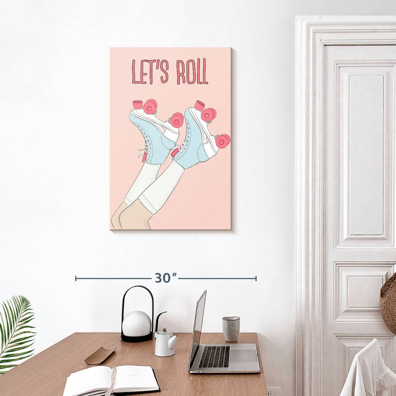 Senne Let's Roller Skate, 30" H x 20" W