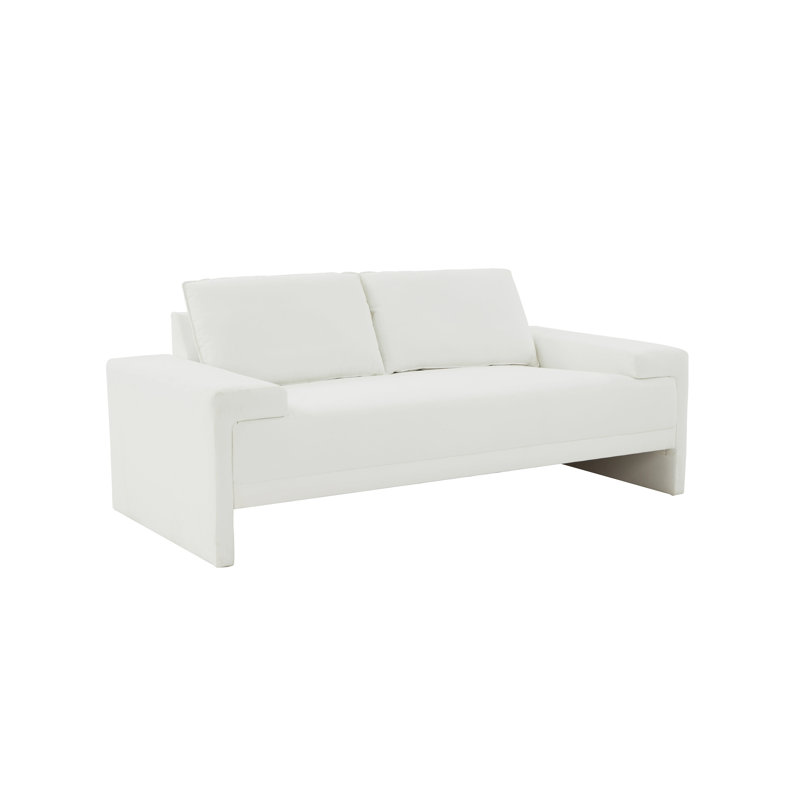 Canapé Iden, Blanc LiveSmart® blanc, H 32,25 po x l 91 po x P 37,1 po
