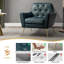 Fauteuil Johan avec dossier capitonné-69989035