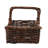 Hand‑Woven Reed Basket With Handle