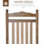Chaise berçante à haut dossier Traditional-1837795211