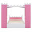 Lit plateforme en bois avec tablette de rangement Castle-1855788610