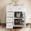 Meuble-lavabo simple 30 po avec comptoir en céramique-1855661387