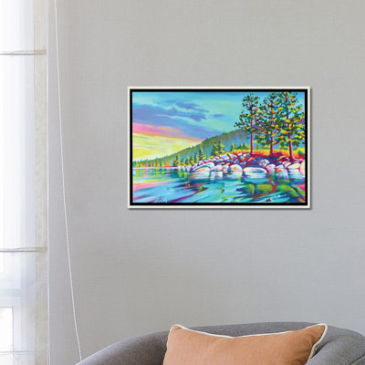 Lake Tahoe, California - reproduction d'art murale encadrée