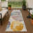 Machine Washable Indoor/Outdoor Lansford ACN2381 Circles Rug-71090983