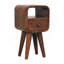 Mini table de chevet en bois