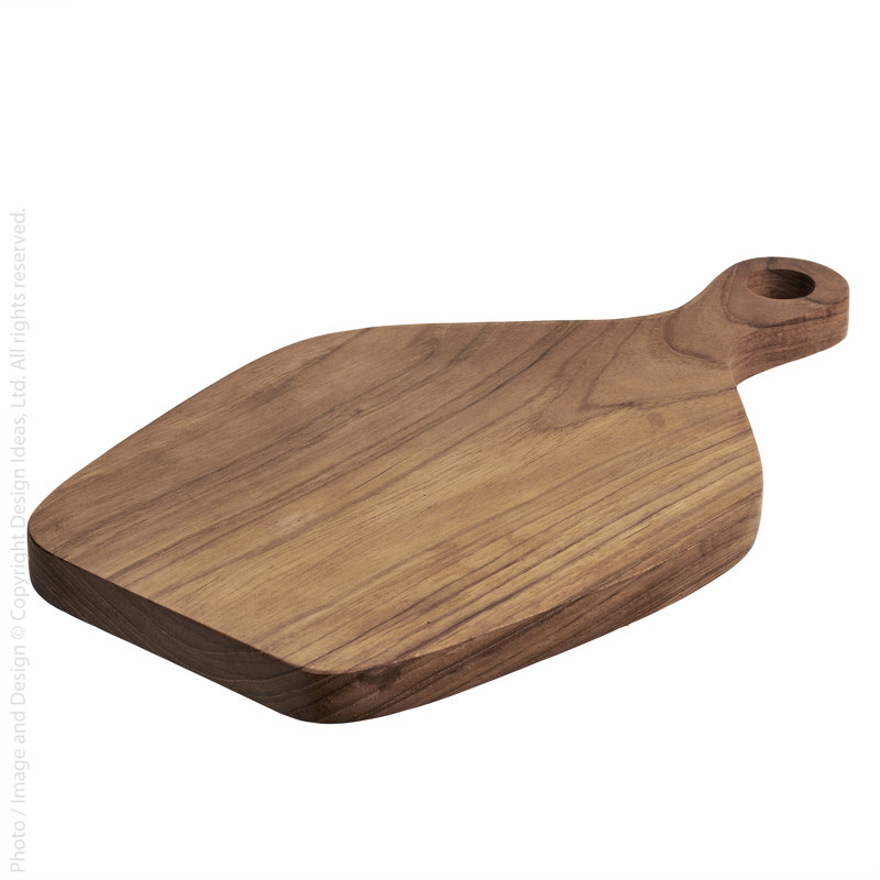 Millwood Pines Crescentia Teak Platter