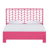 Ivy Twin Platform Bed, Citrus Orange
