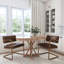Chaise en cuir Fonda-227278929
