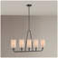 Lustre linéaire à 5 lumières