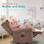 Fauteuil inclinable électrique berçant et oscillant Meetwarm-105739244