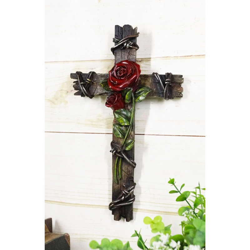 Décoration rustique en forme de roses rouges occidentales