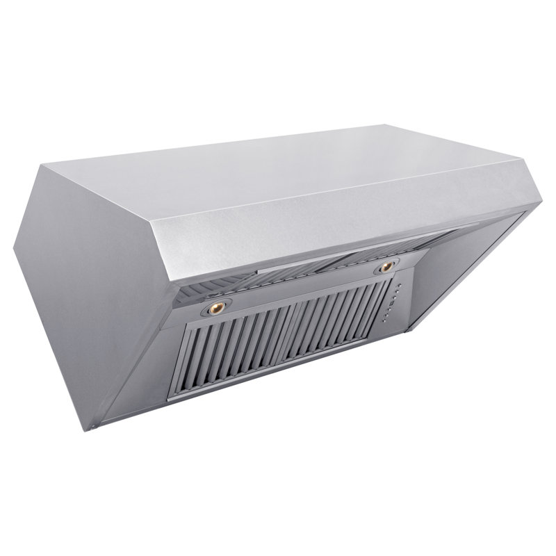 ZLINE 30" Fingerprint Resistant Stainless Steel Convertible Vent Under Cabinet Range Hood (8685S-30), Satin Stainless Steel