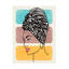 «Head Wrap II» par Alonzo Saunders, impression sur toile tendue-2134621234