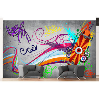 Skateboard Team 2.80m x 400cm Wallpaper