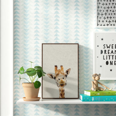 'Curious Giraffe' Framed Art
