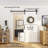 Sliding Standard Single Barn Door Hardware Kit-49602999