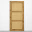 Alondria Oak with Rattan Barn Door-678590336