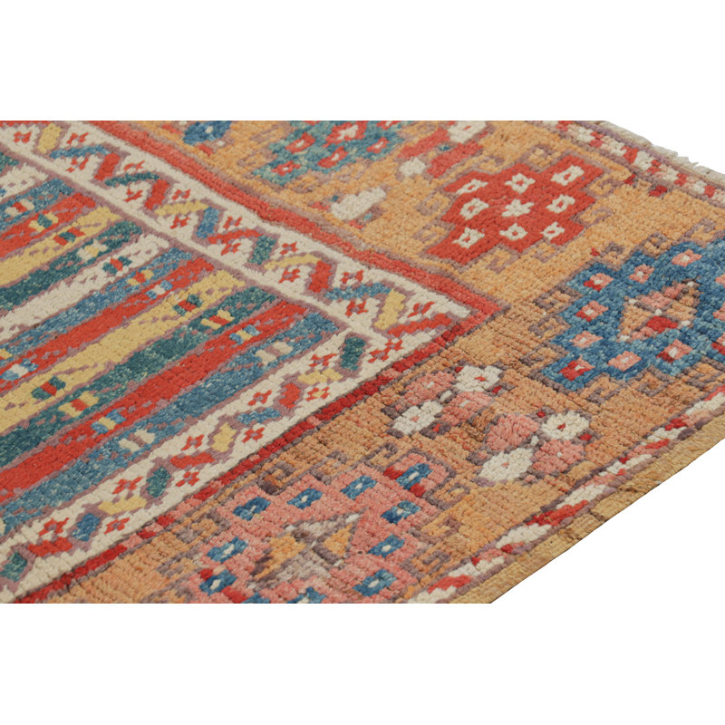 One-of-a-Kind 3'7”x4'11” Hand Knotted Area Rug