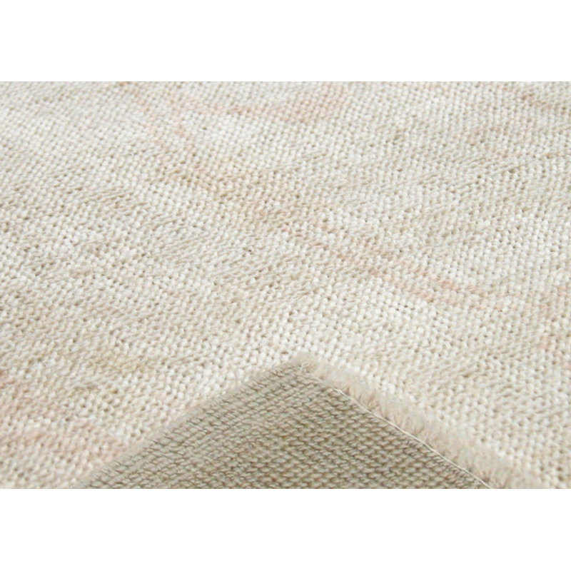 One-of-a-Kind Hand-Knotted 1960s 5'10" x 10'10" Wool Area Rug in Beige/Orange