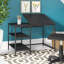 Marlie Metal Base Writing Desk-32316863
