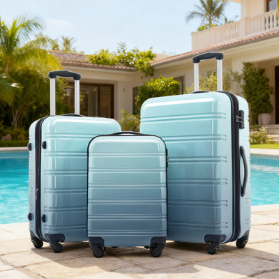 Valise extensible 3 pièces avec roulettes Hardshell