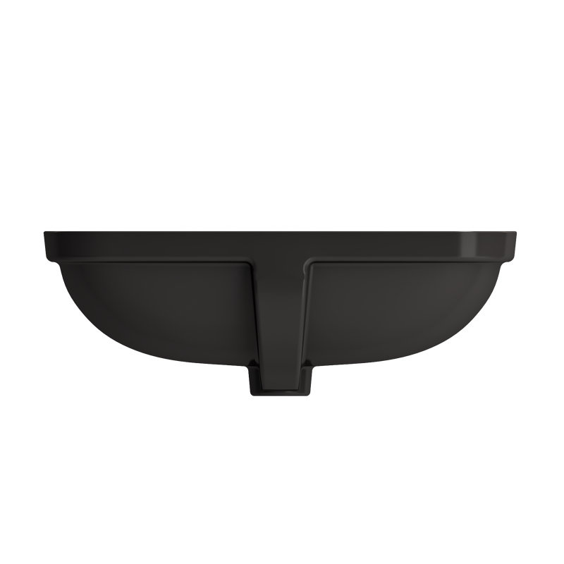 Scala 21.65'' L Bathroom Sink, Matte Black
