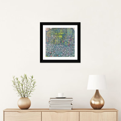 « jardin landscape on the hill » par gusta klimt,, art mural sur toile