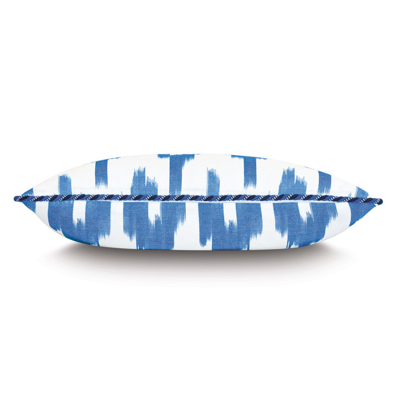Cocobay Ikat Cotton Reversible Throw Pillow