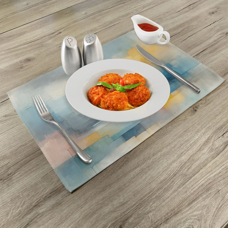 Ensemble de 4 napperons Ambesonne Modern