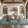 Fillender Washable Soft Vintage Rug Fashion Floral Rug For Living Room Dorm Decor