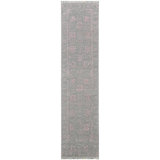 One-of-a-Kind Runner 2'6" x 10'1" Area Rug in Silver/Pink